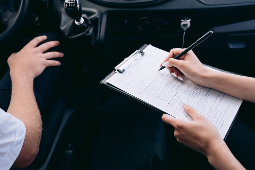 Filling out ICBC claim paperwork after a car accident, related to acupuncture and massage therapy coverage